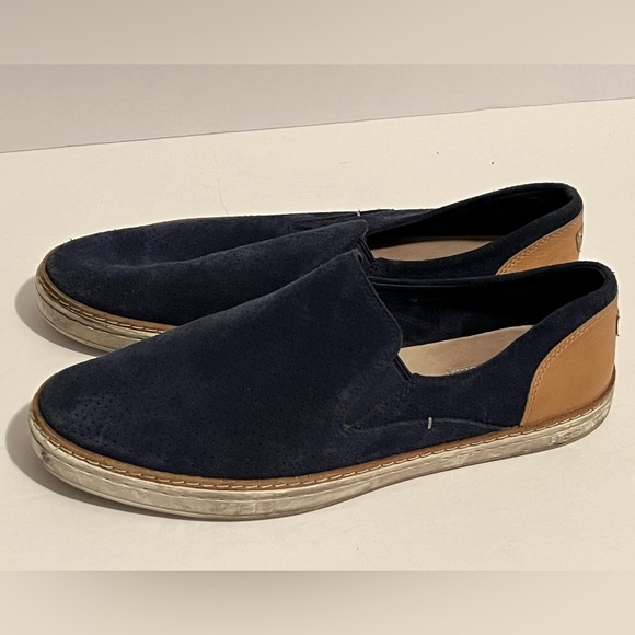 UGG Adley Blue Suede Slip On Women Slip On Sneaker - Picture 7 of 16